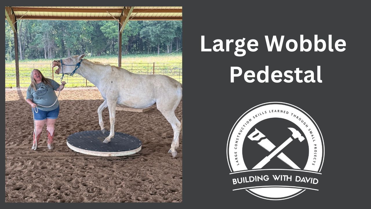 Equine Obstacle - Large Wobble Pedestal