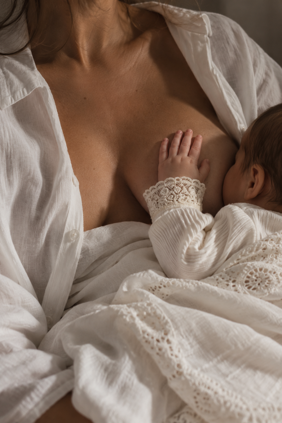 Tender motherhood moment
