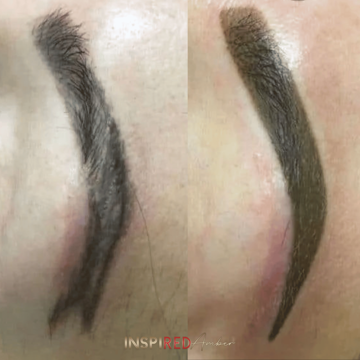Ms Amber Red removing and correcting bad permanent makeup in Las Vegas