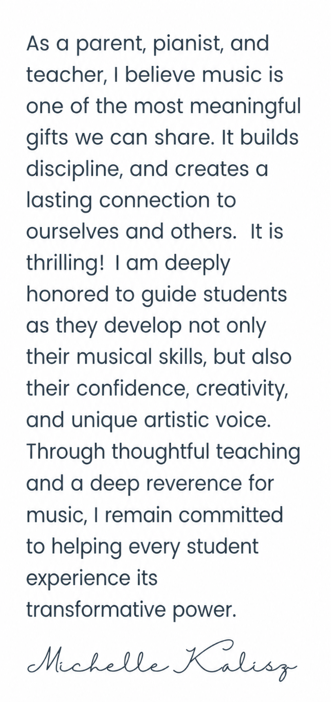 Message From the Director — Michelle Kalisz statement