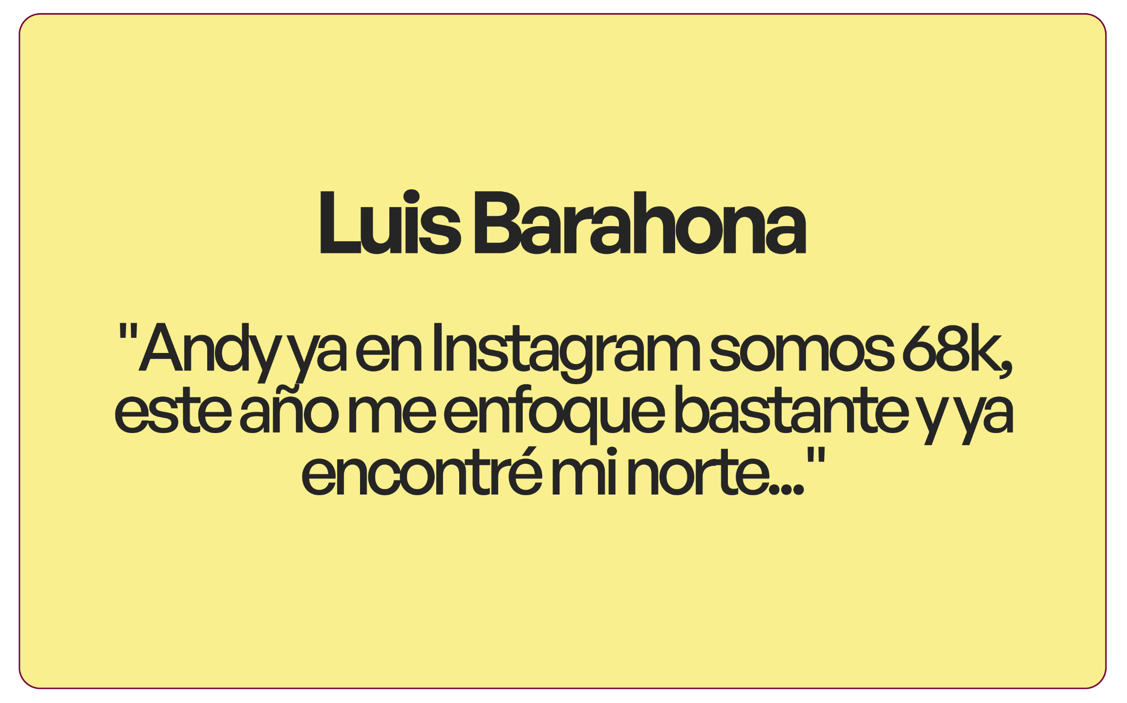 Testimonio Luis Barahona