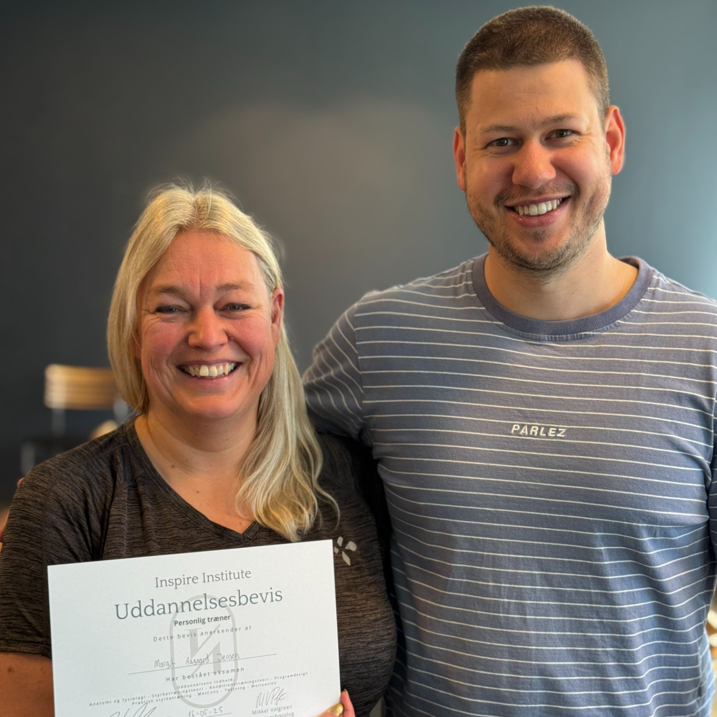 Margit anbefaler Inspire Institute personlig træner uddannelse