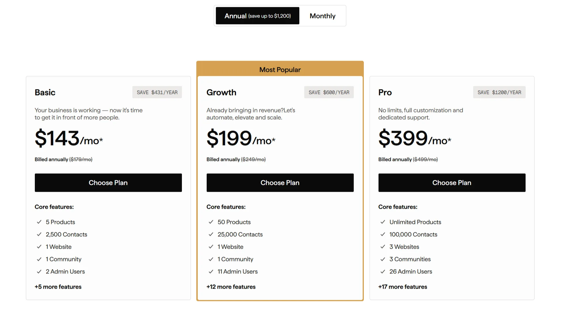 Kajabi pricing plans & cost