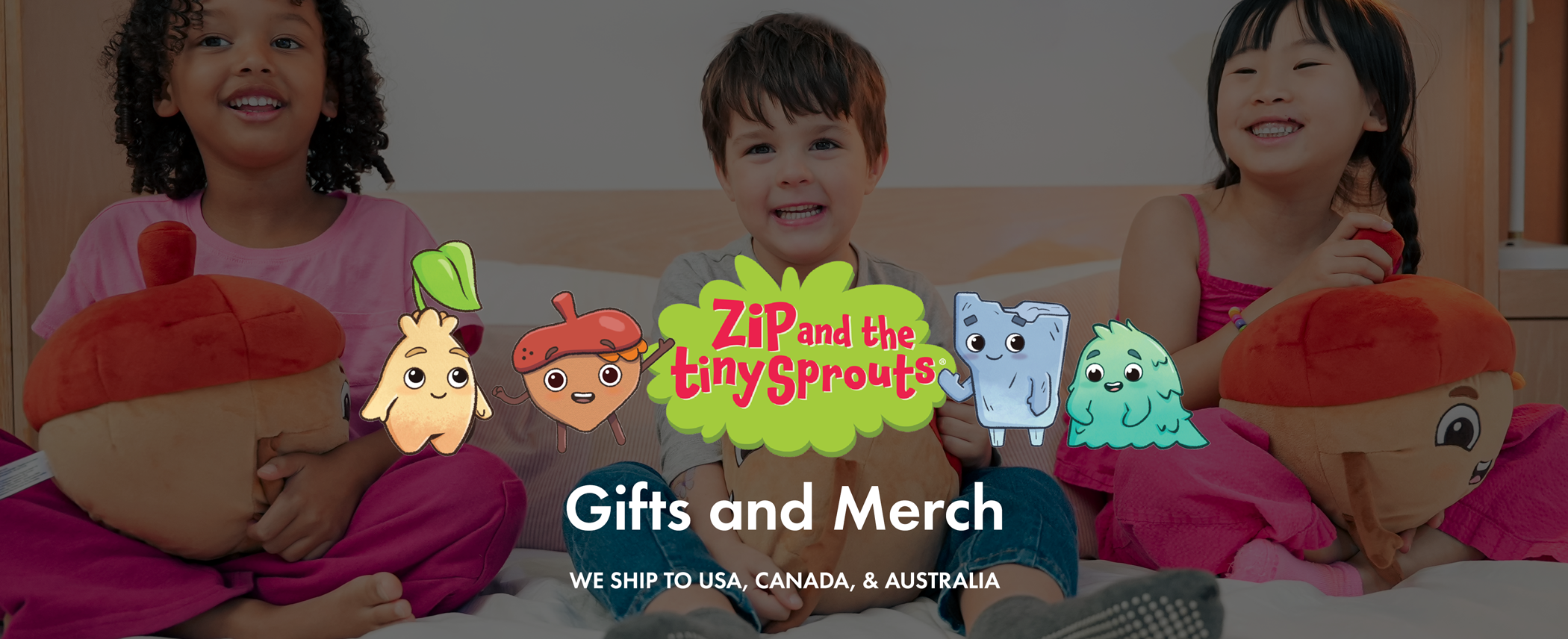 Zip and the Tiny Sprouts Gift and Merch