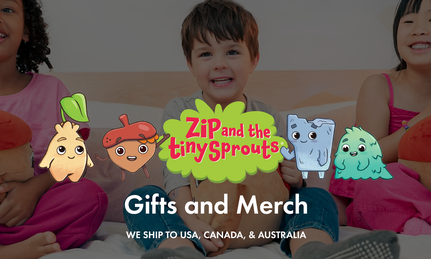 Zip and the Tiny Sprouts Gift and Merch