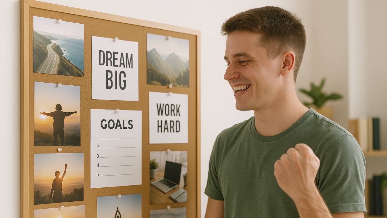 young adult building confidence and direction through life coaching while celebrating progress toward goals