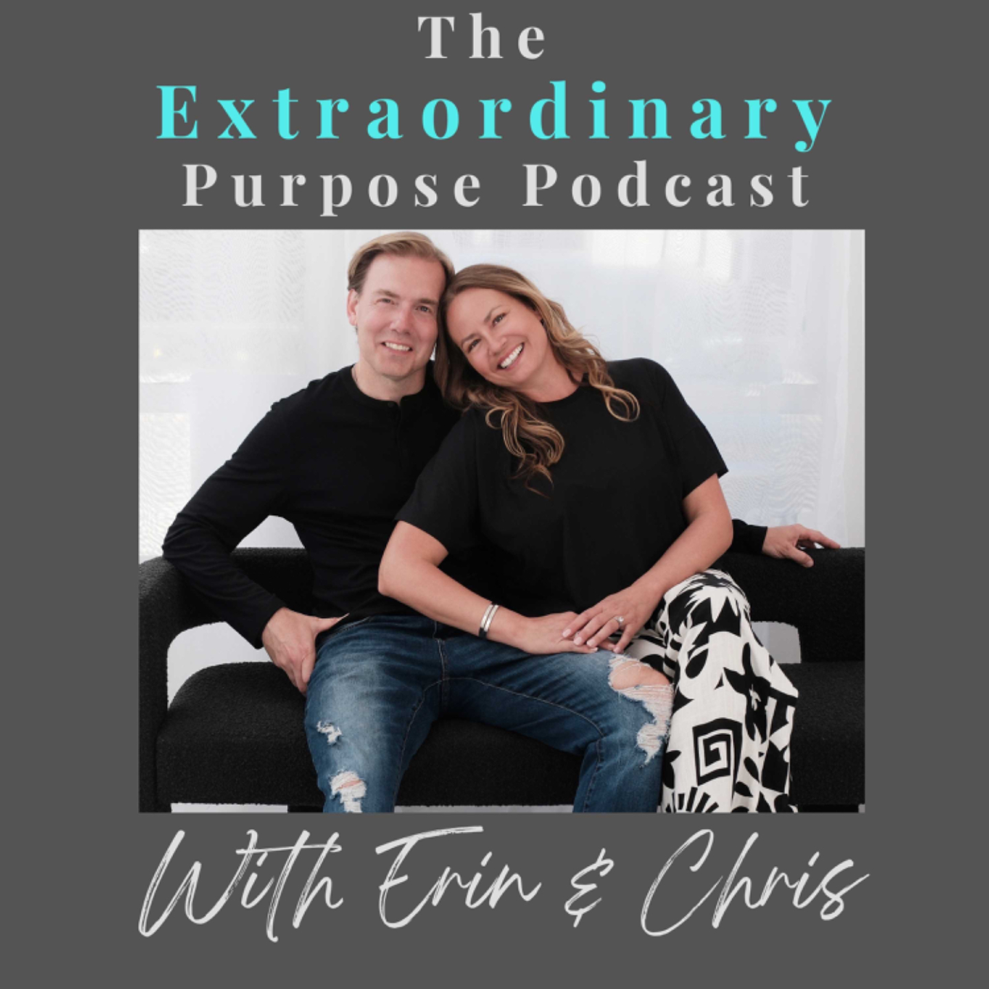 Erin and Chris Verdis, life coaches for parents, teens, and young adults, walking together and smiling.