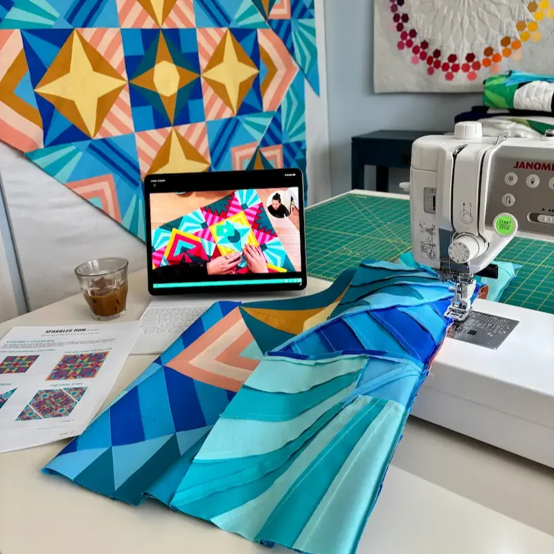 Working on Sparkler with Iced Espresso