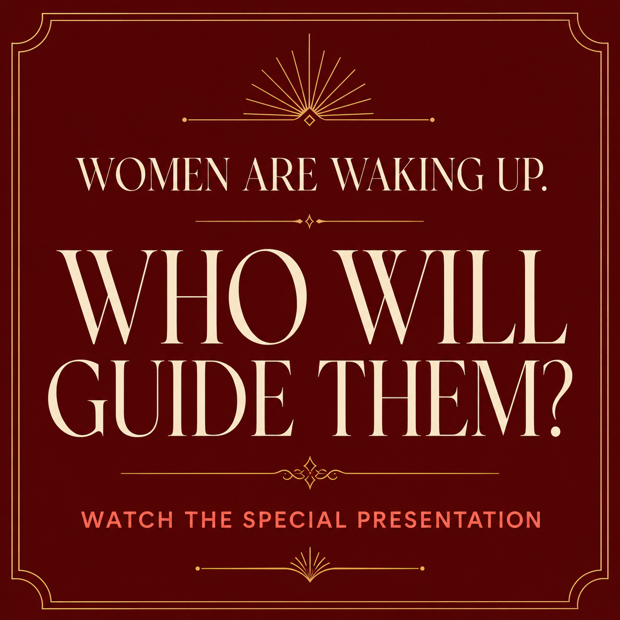 Special Presentation: Women Are Waking Up
