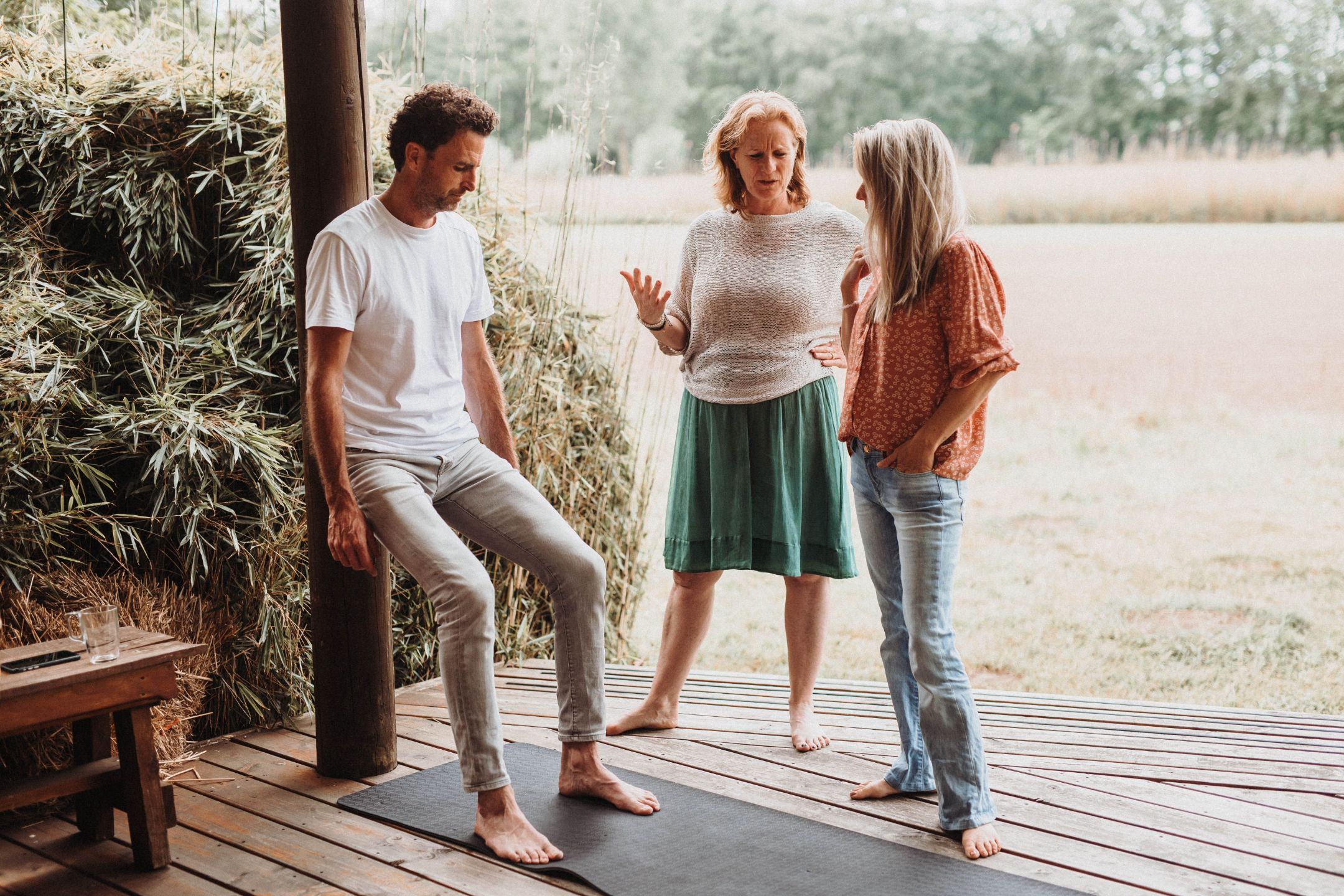 Ademcoaching sessie tijdens opleiding systemisch werk – lichaamsgericht en belichaamd coachen.