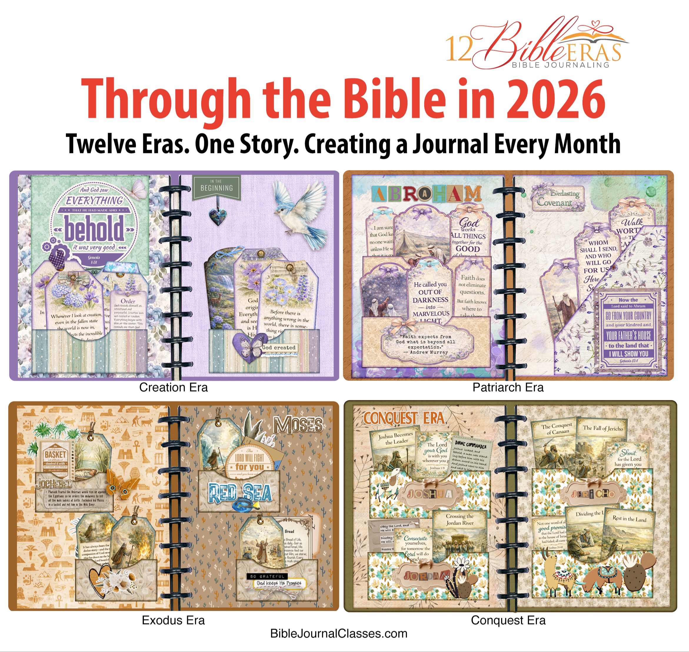 12 Bible Eras Bible Journal Class