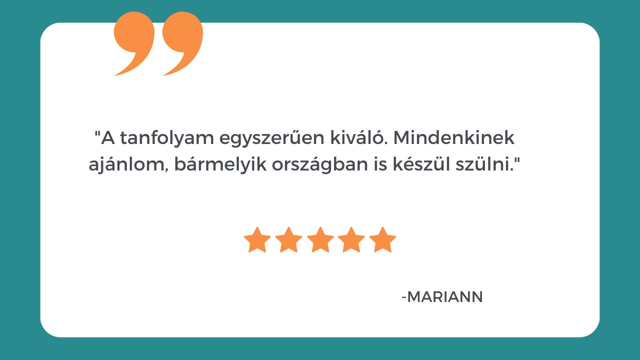 Szülj Könnyebben tanfolyam vélemény