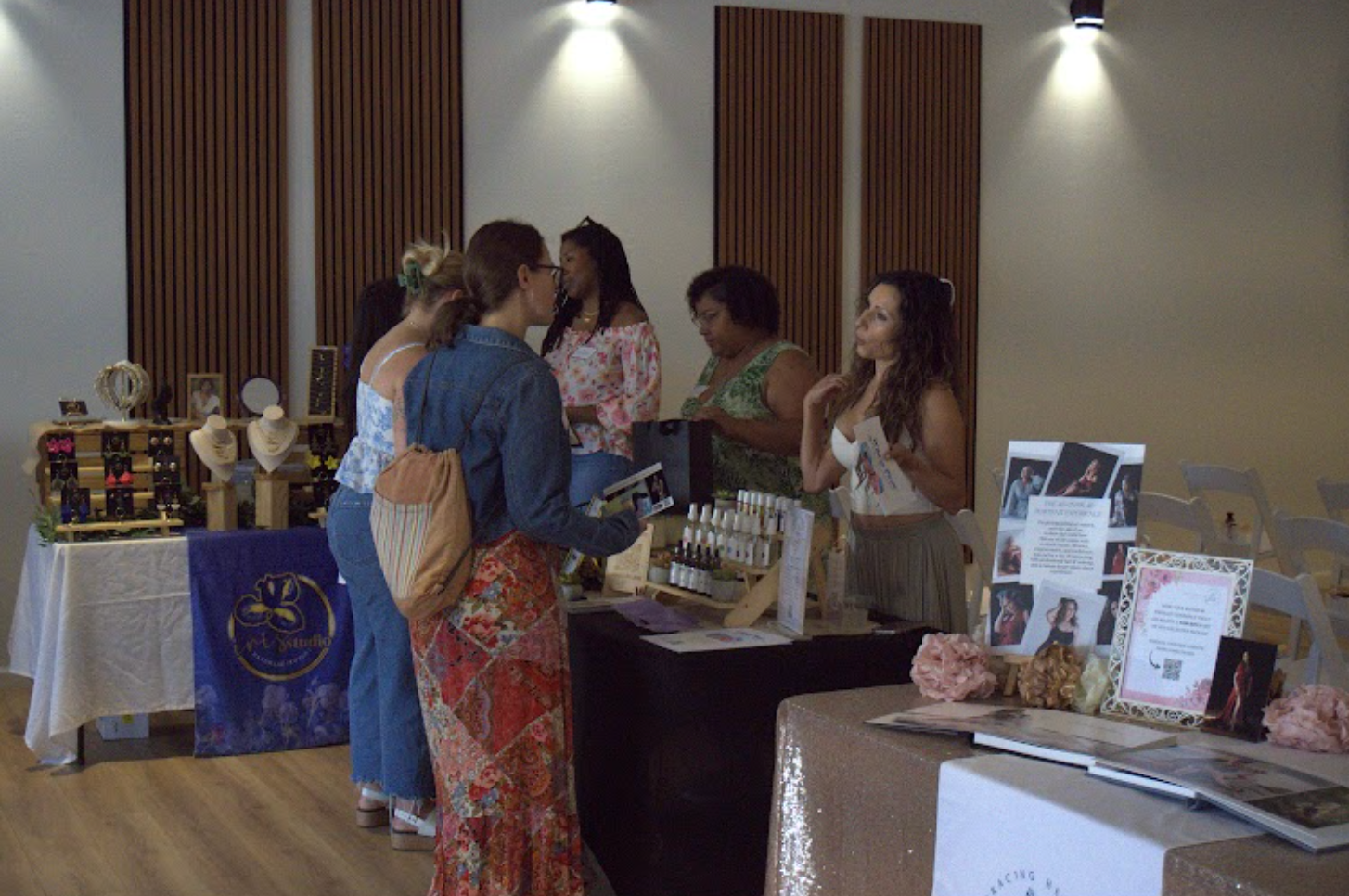 vendors at event space