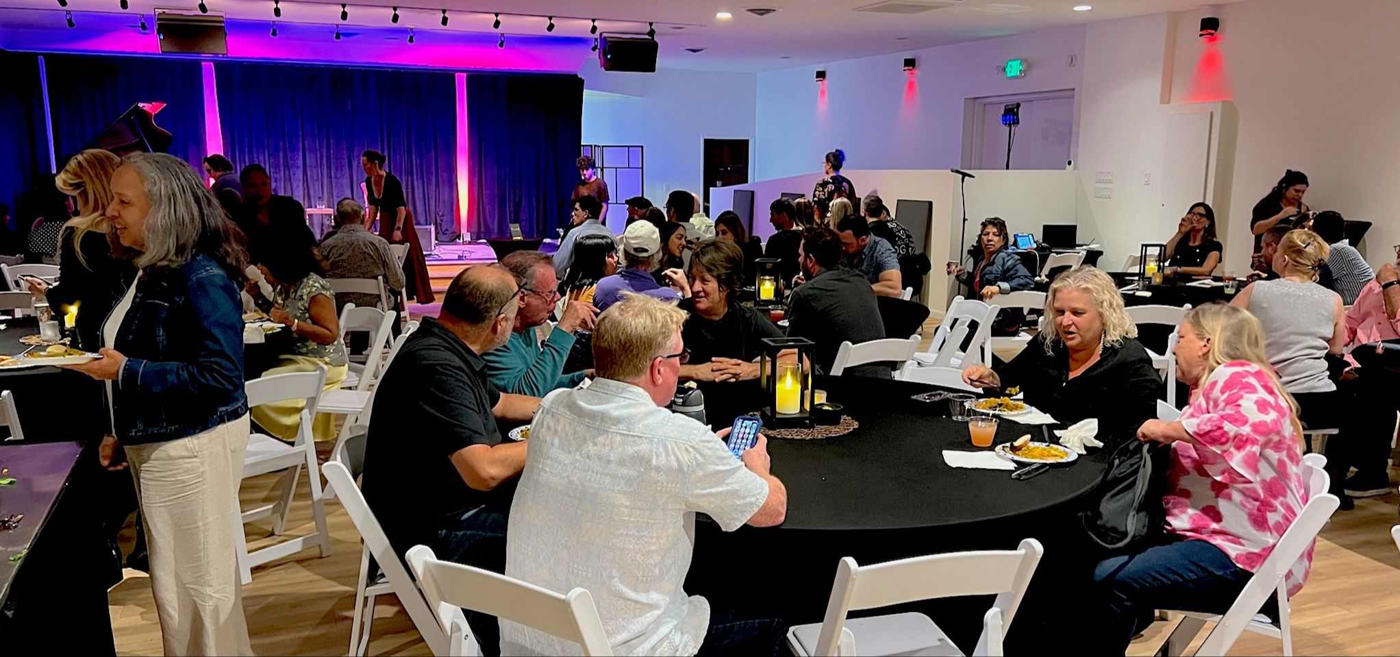 Business meeting with concert at paper moon event hall