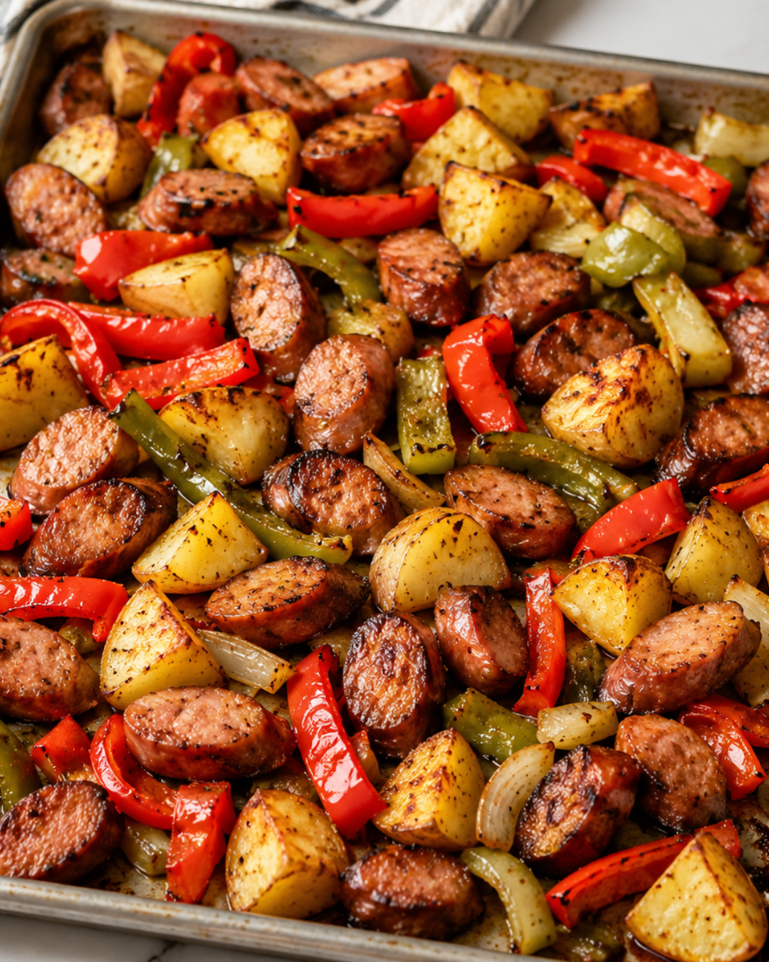 Chicken, Sausage, Peppers & Potatoes