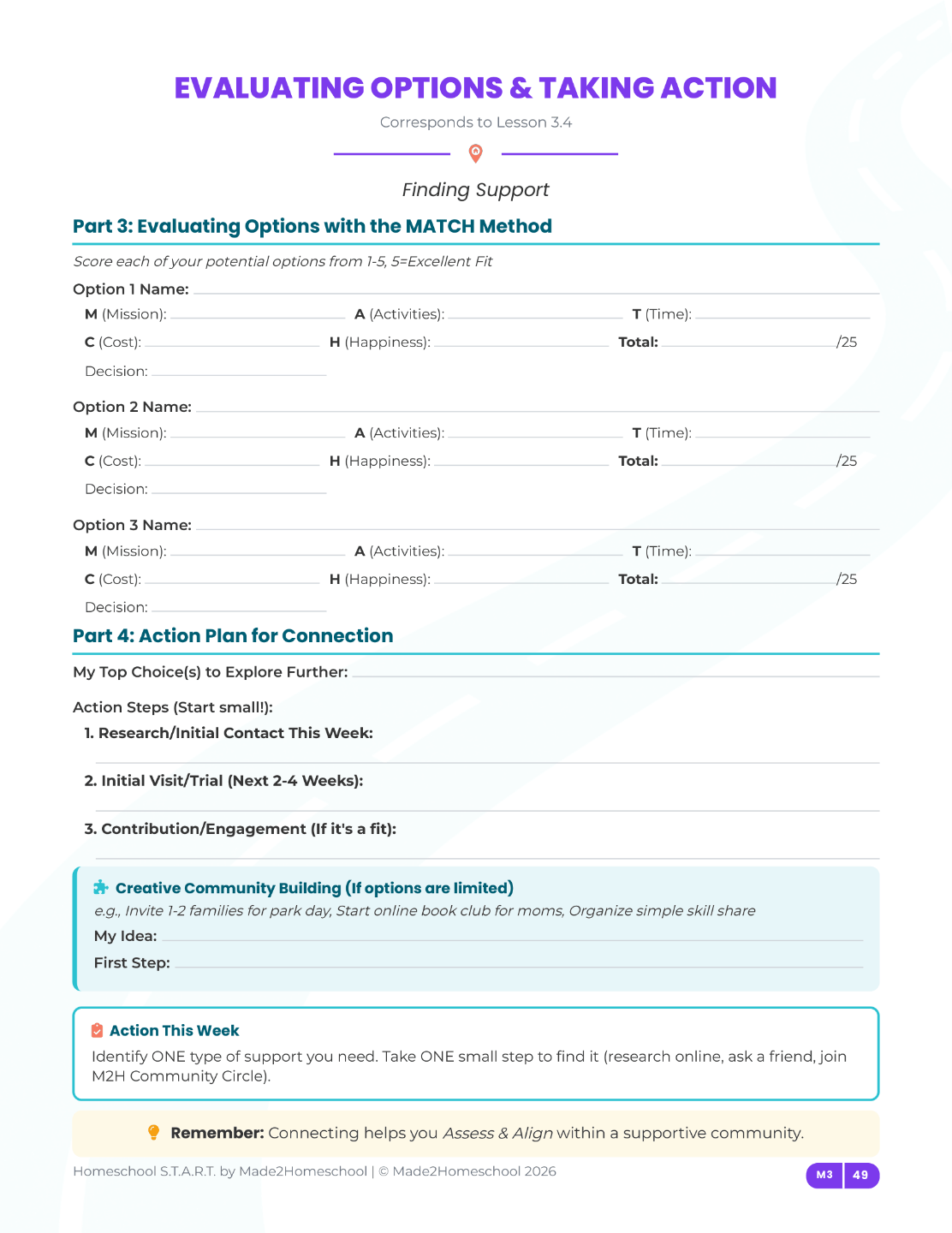Sample Workbook Page