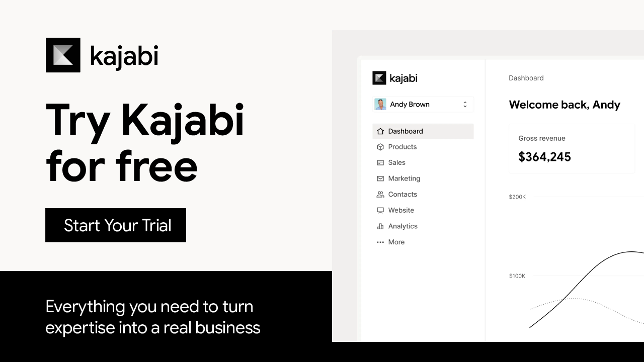 Start your free Kajabi trial