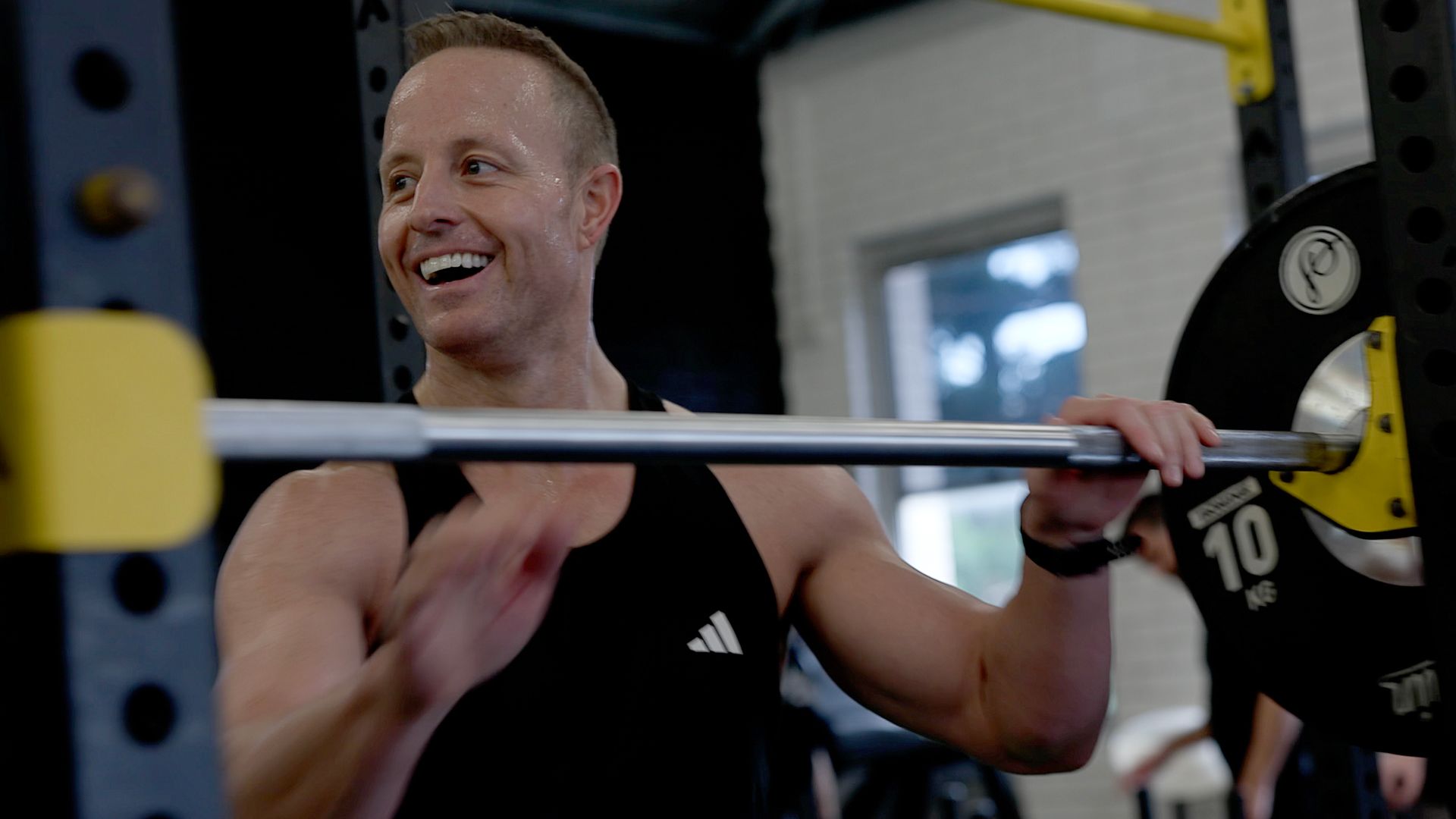 HYROX athlete performing strength training to build power and efficiency at Soultrain gym Sydney