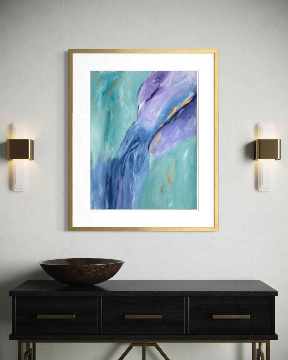 The Fool's Journey - Light Energy Art painting by Angela Sargeant