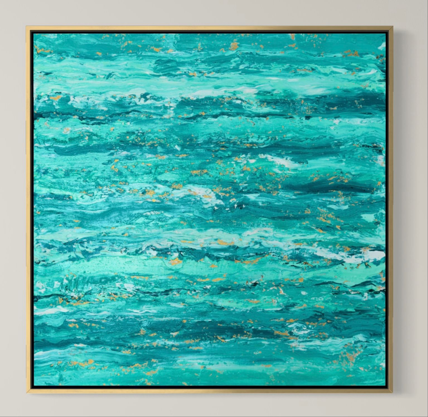 The Seas of Love - Light Energy Art by Angela Sargeant