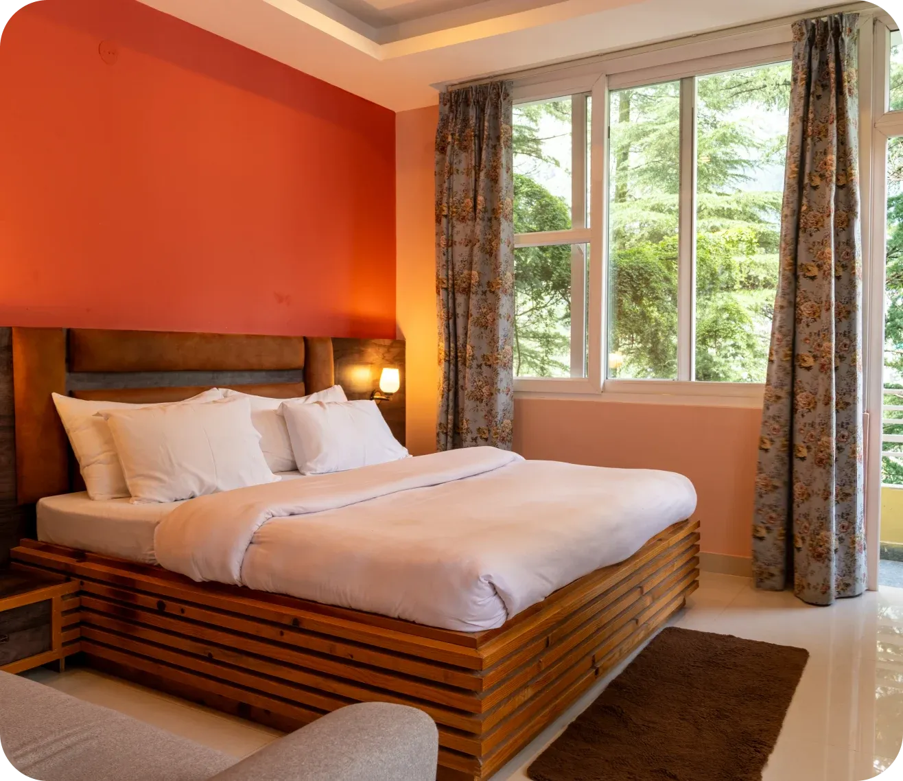 comfortable restorative rooms