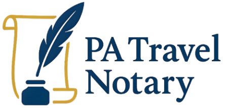 PA Travel Notary Bucks County PA Logo