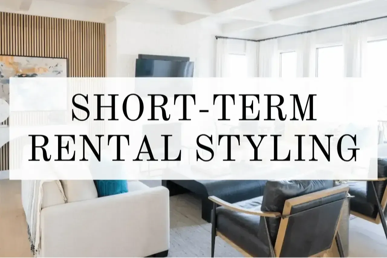 San antonio austin airbnb design living room with modern fireplace two couches two chairs