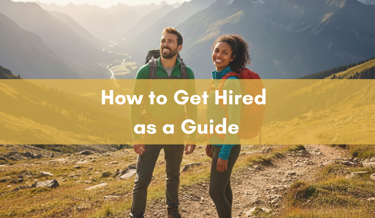Getting hired as a guide is easier thank you think. Colby teaches you how. 