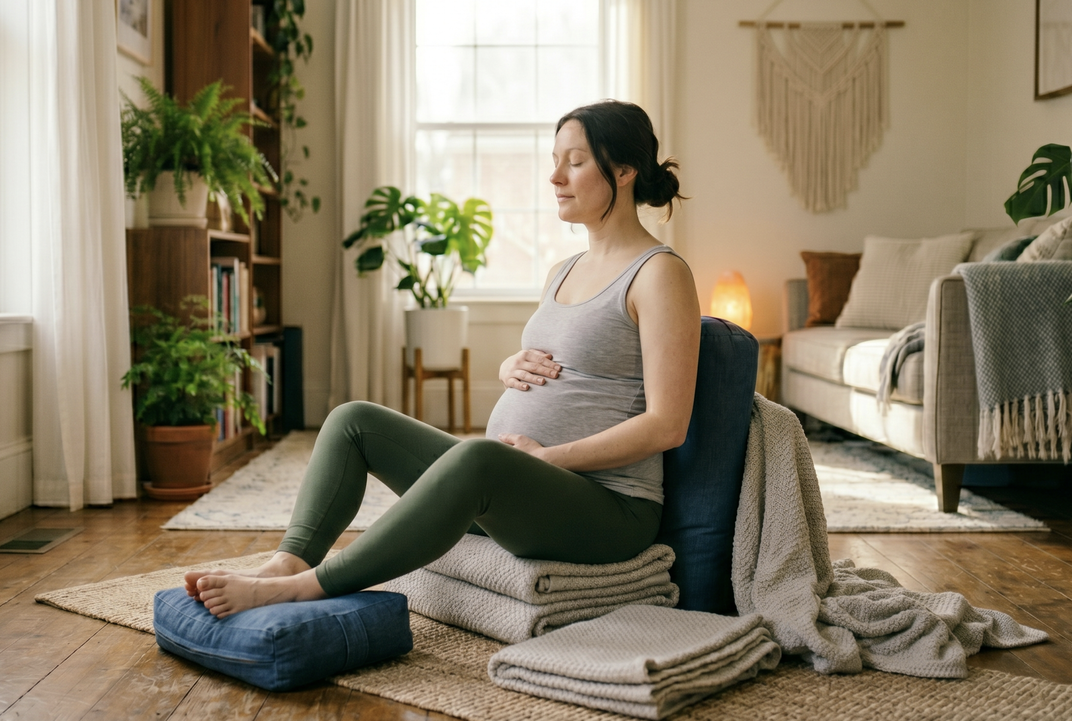 yoga in gravidanza esercizi per alleviare il mal di schiena in modo dolce