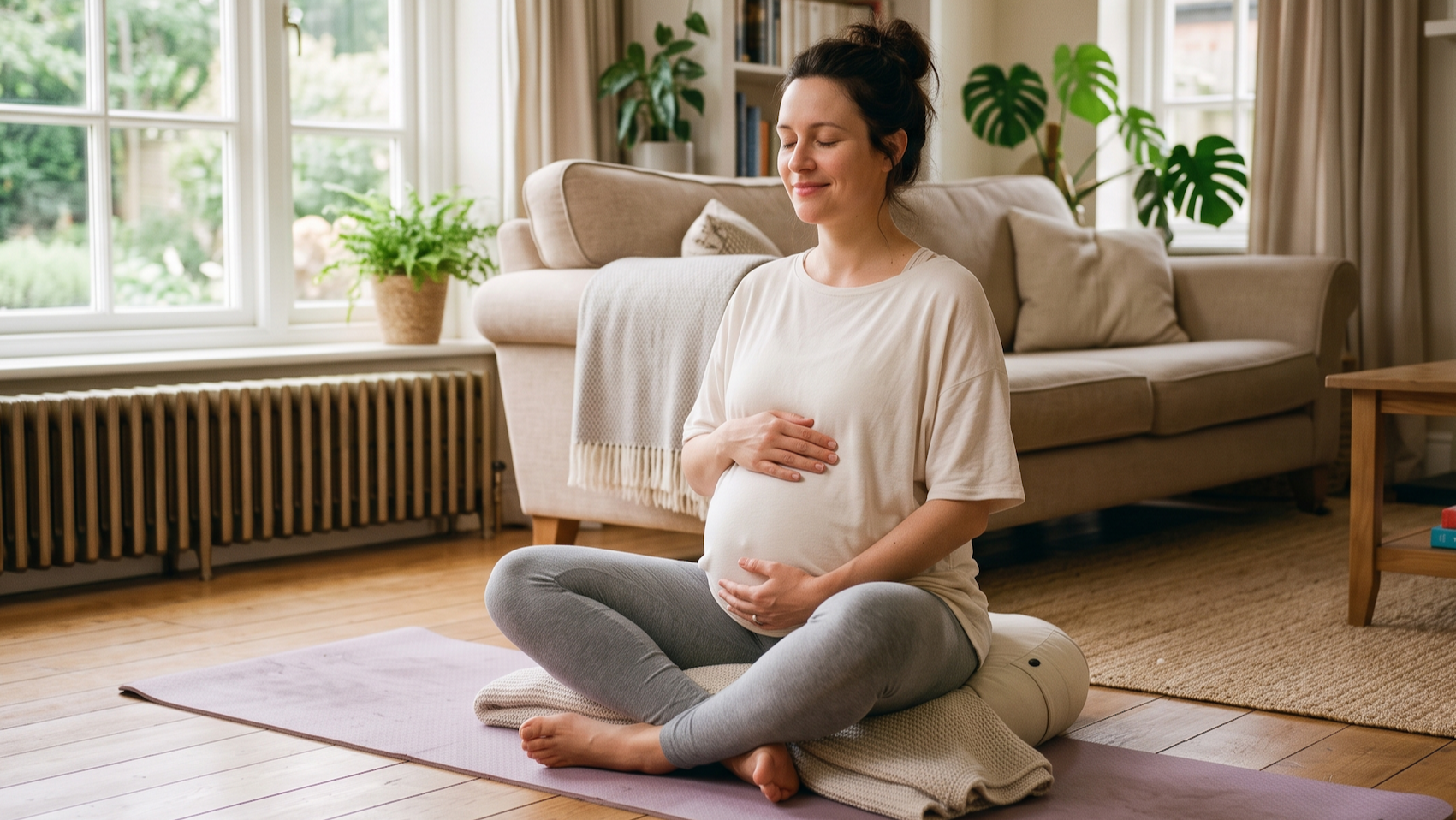 yoga in gravidanza terzo trimestre esercizi dolci a casa