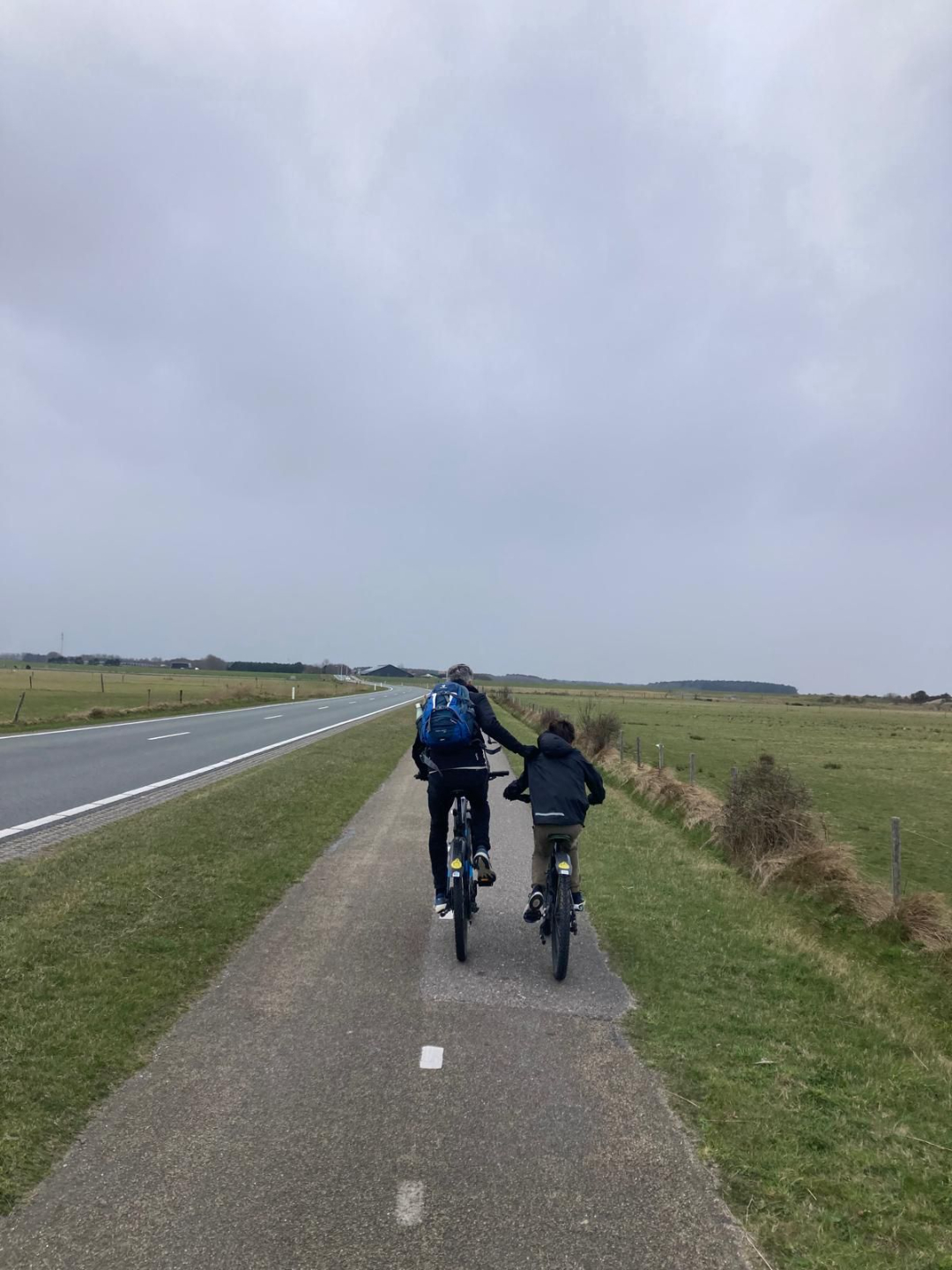 My family on the bike