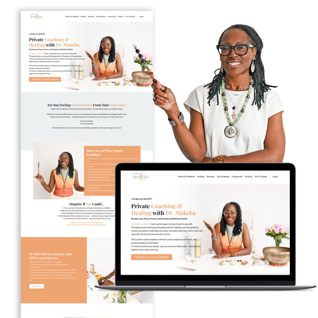 relationship coach website template