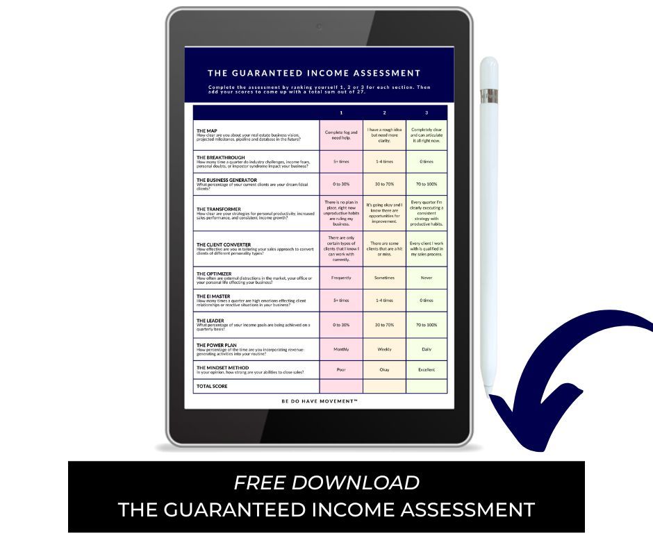 iPad and Template Guidebook with the Be Do Have Movement Free 5-Star Morning Formula Routine