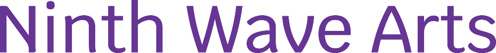 Ninth Wave Arts logo in purple text