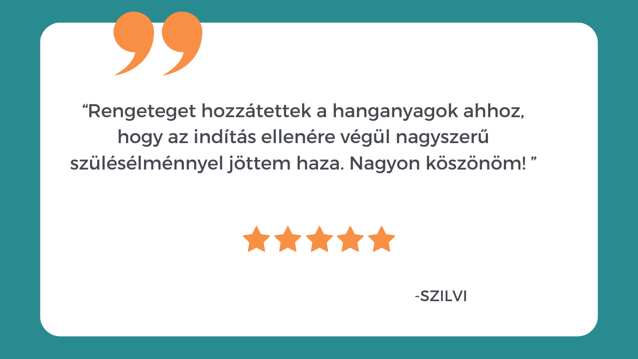 Tiéd a szülés hipnoszülés tanfolyam vélemény