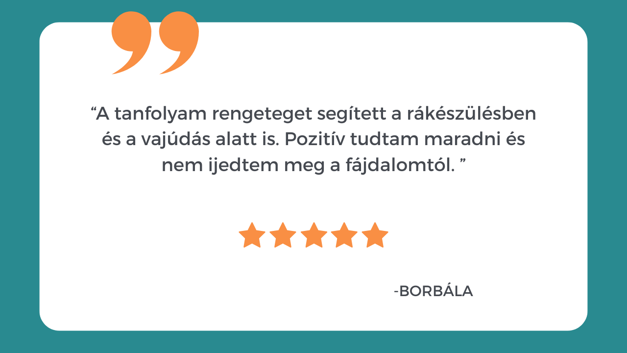 Tiéd a szülés hipnoszülés tanfolyam vélemény