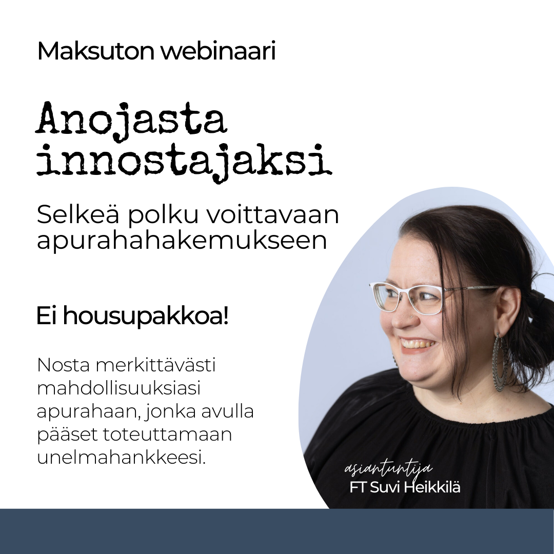 Suvi Heikkilä apuraha valmennus