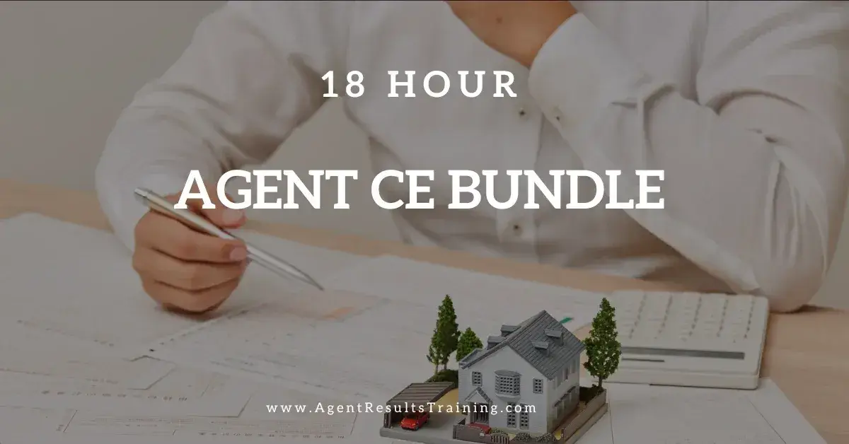 Real Estate Agent Reviewing Course Materials