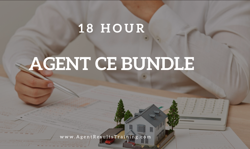 Real Estate Agent Reviewing Course Materials