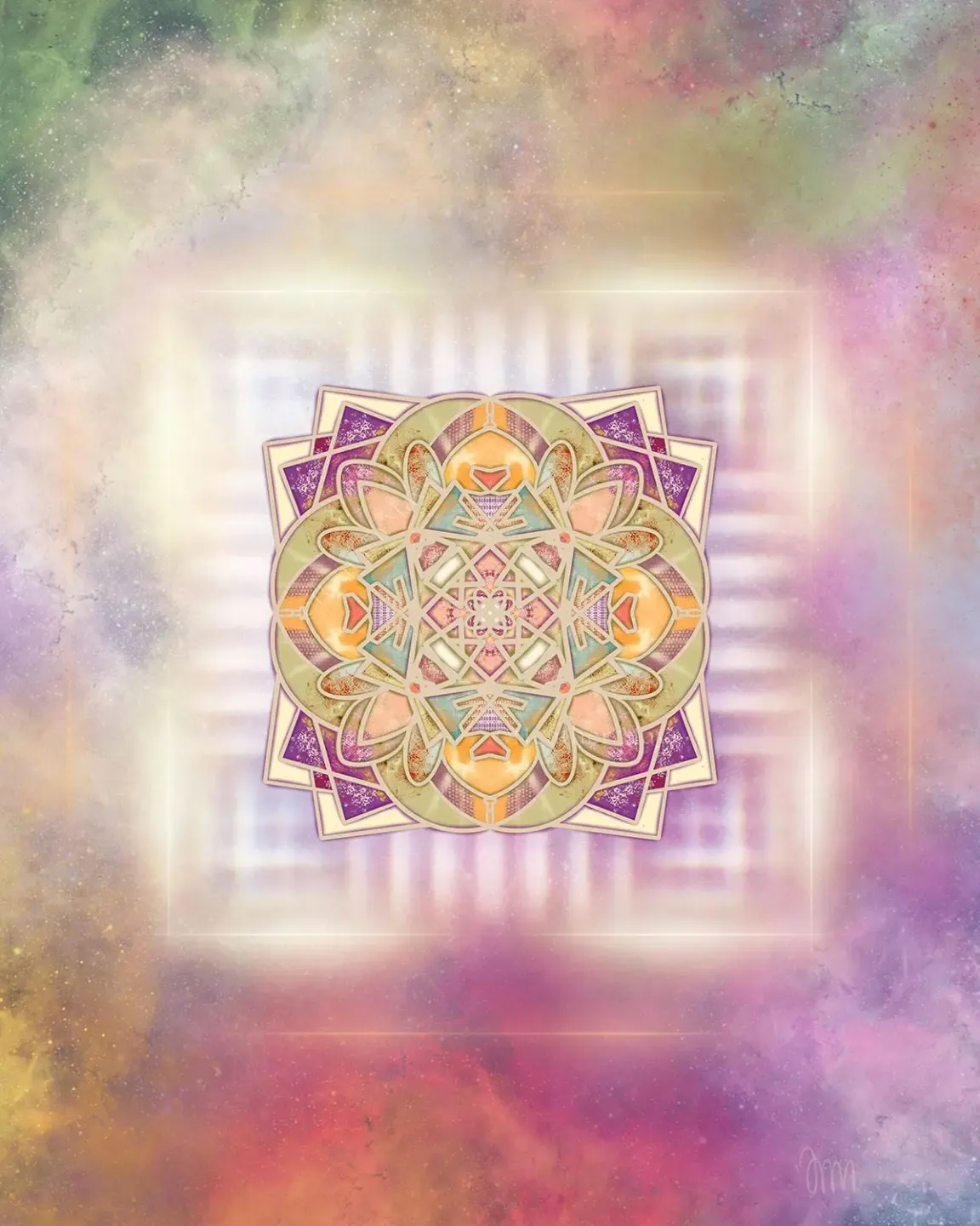 spiral geometric sacred art