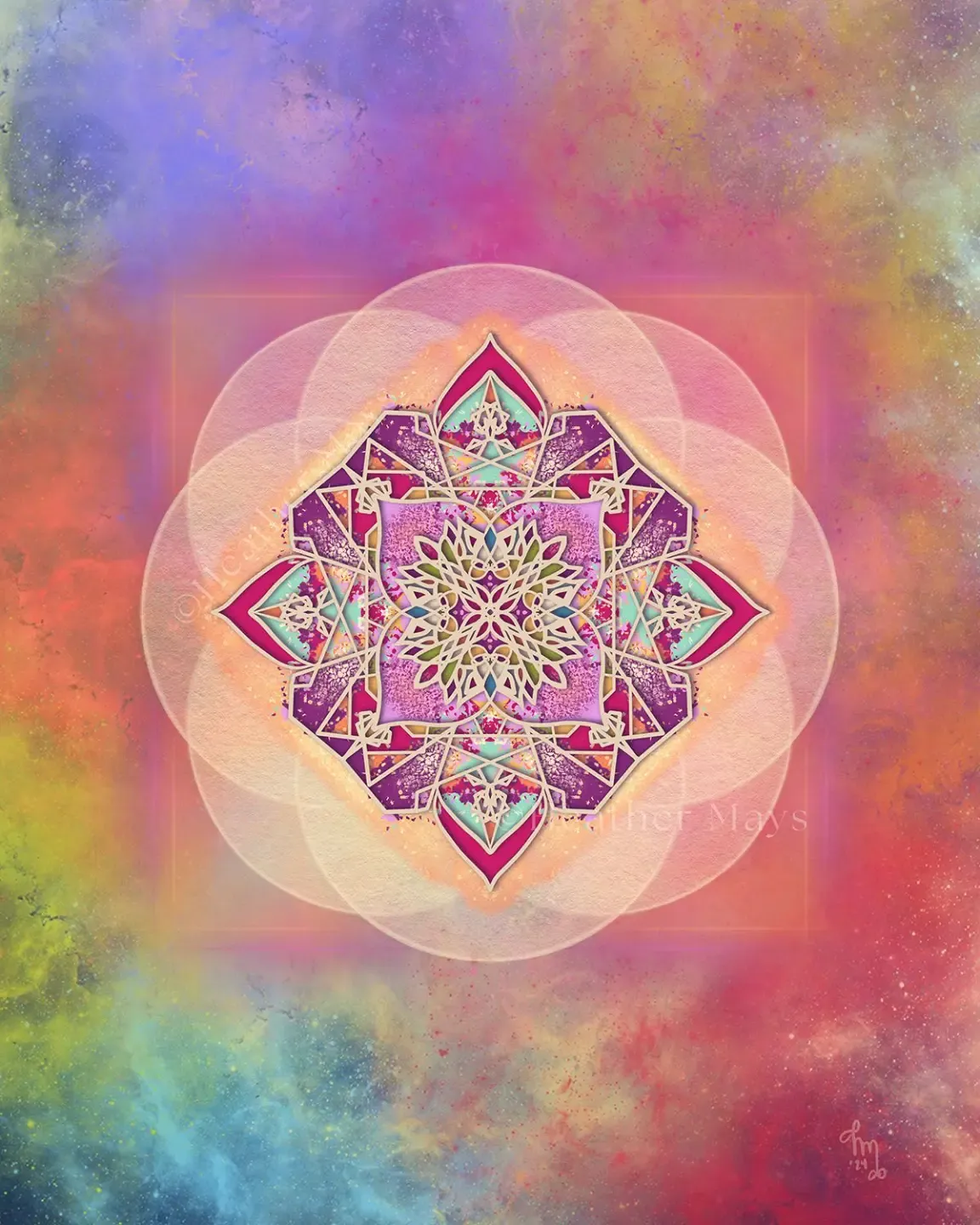 spiral geometric sacred art