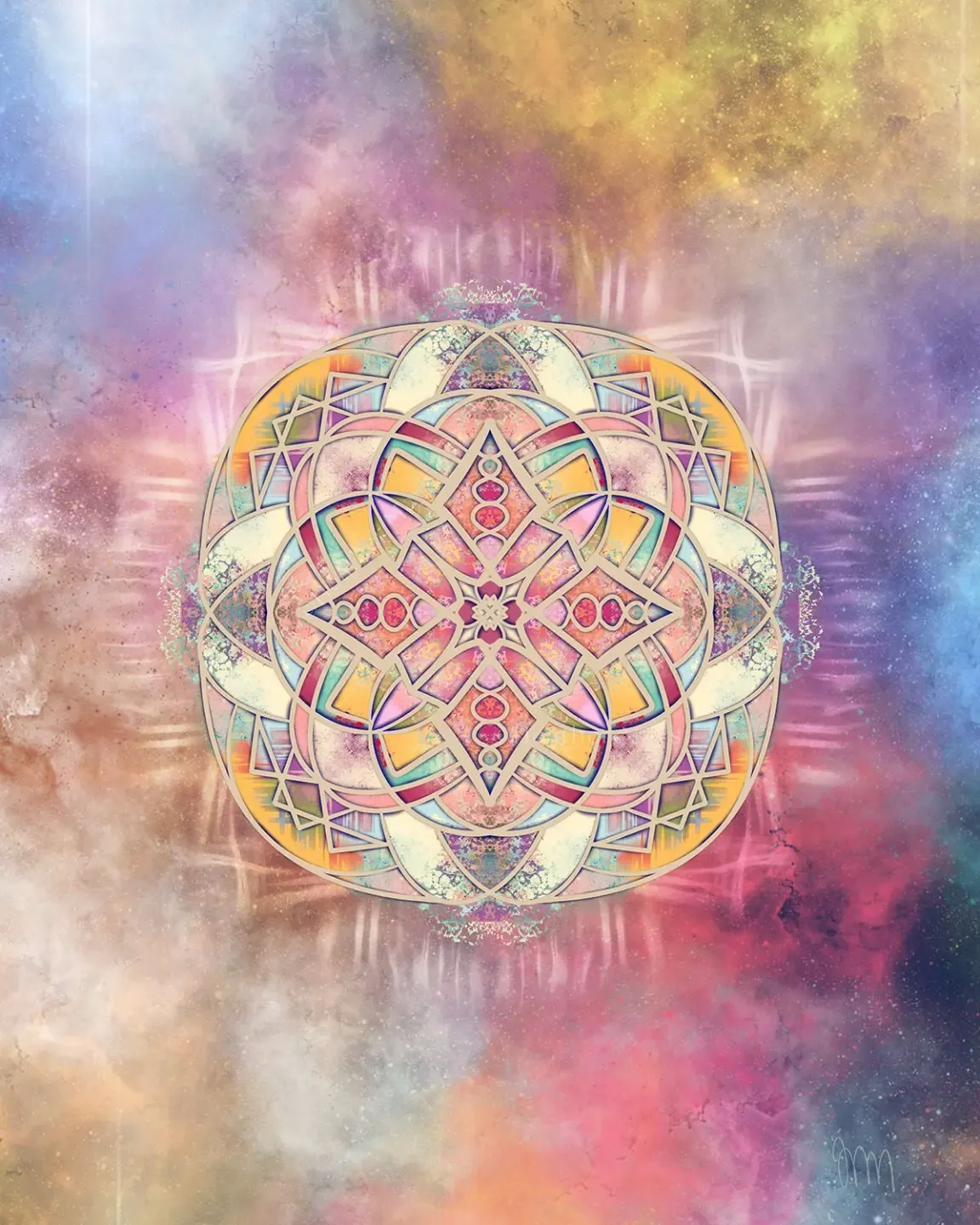 spiral geometric sacred art