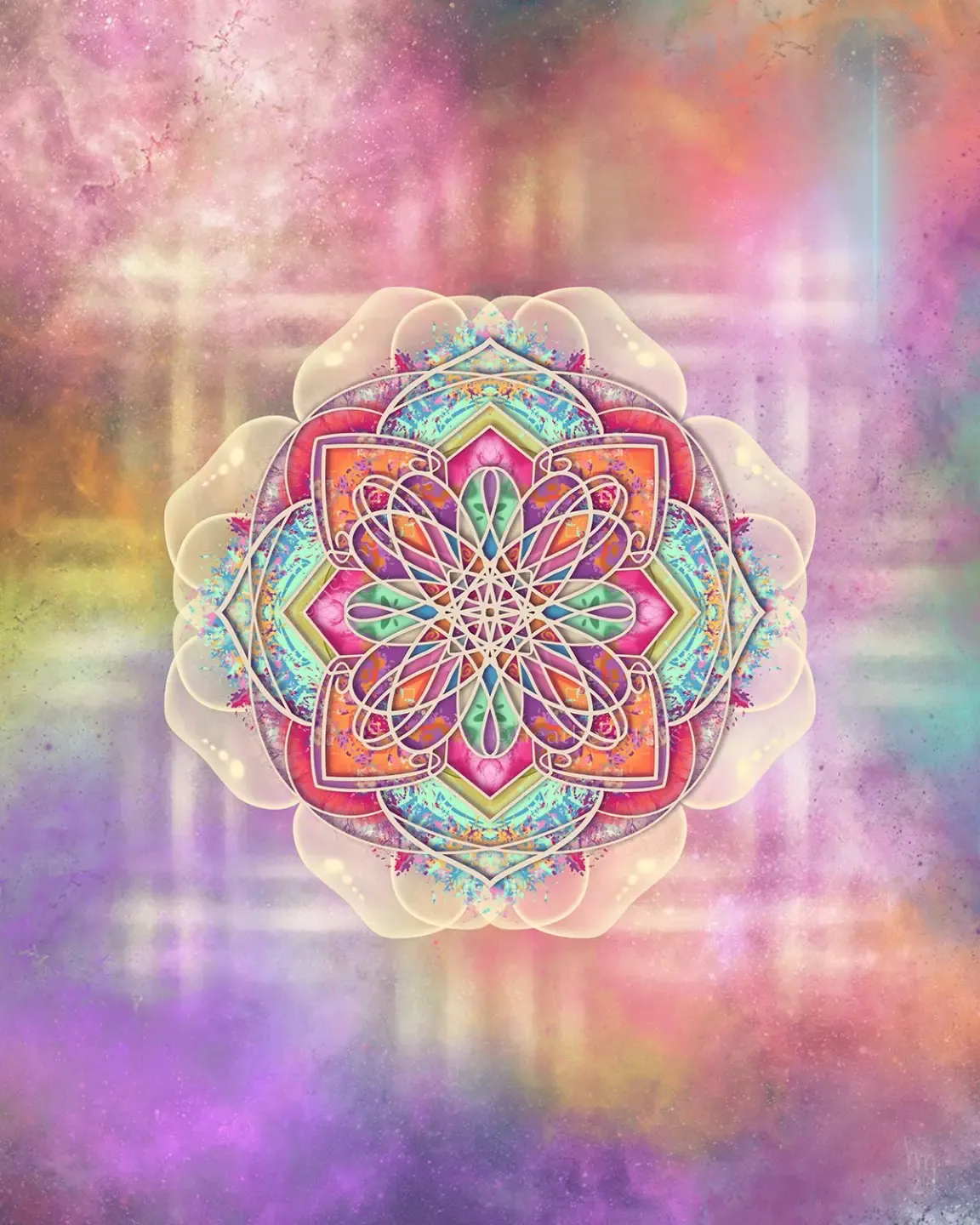 spiral geometric sacred art