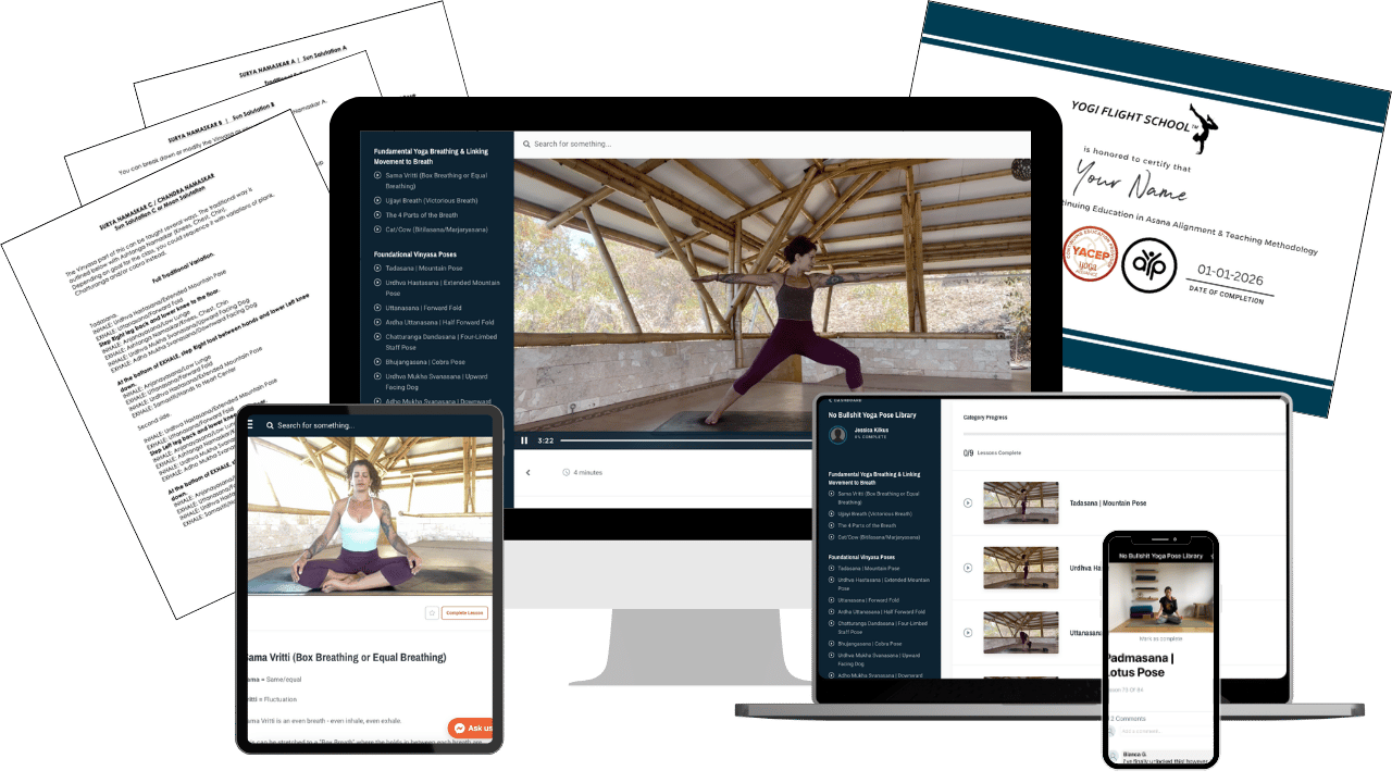 No BullShit Yoga Pose Library