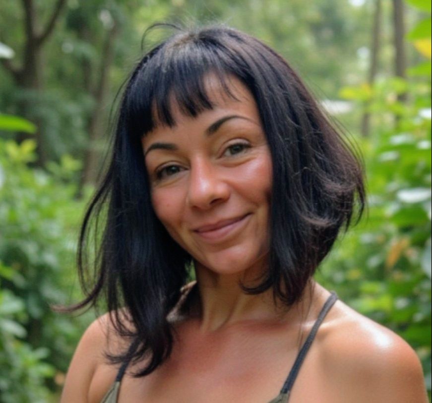 soothing abstract banner for energy work with Ibolya