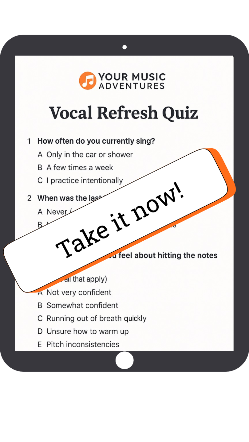 Vocal Refresh quiz