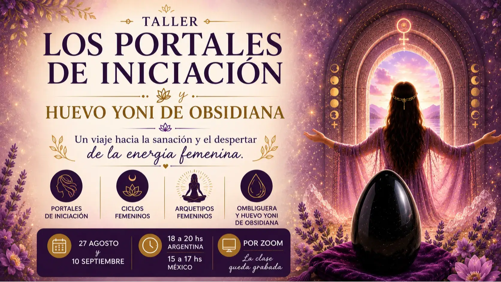 Portales de Iniciación y Huevos Yoni de Obsidiana