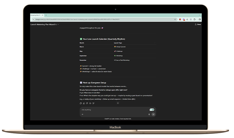 Record-Breaking Launch summit is a free 4-day event to grow your course business, bust through sales plateaus, and break your course launch record in 2026  —  without launching something new every 3 months. Leave with a summit plan AND actionable strategies to optimize and amplify what you’ve already created & get it in front of THOUSANDS of dream students!