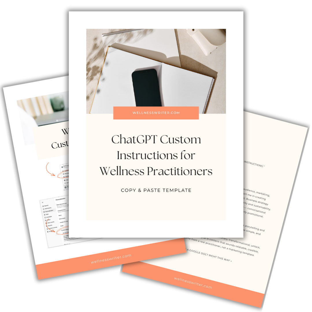 Mockup of ChatGPT Guide