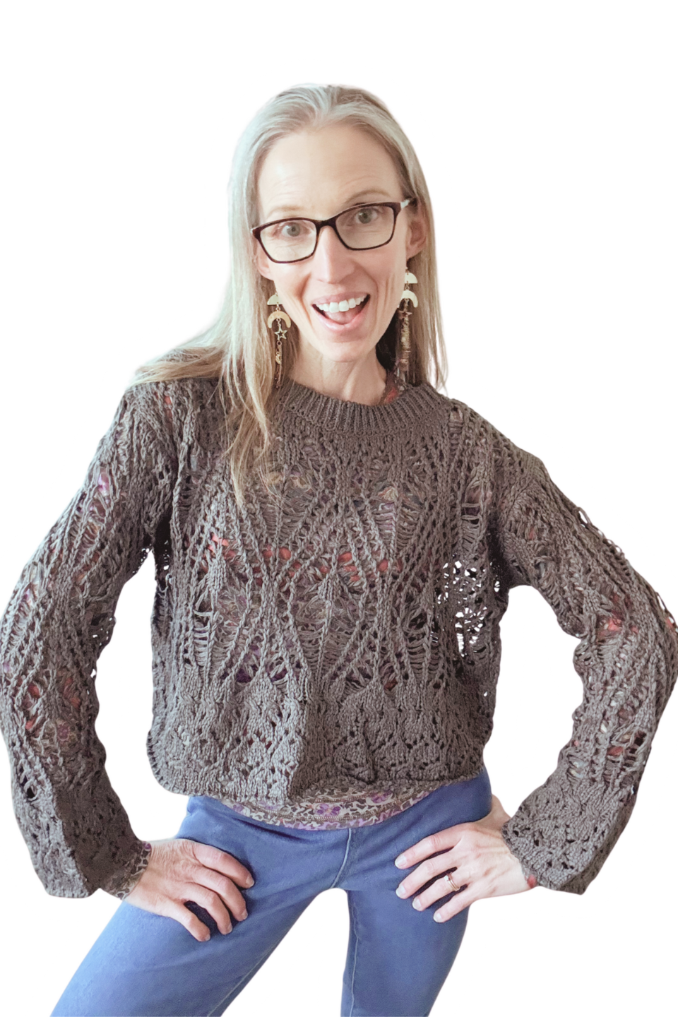 Sarah Cook ND with Computer